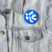 Badge Rond 5 Cm iCe 氷 (En situation)