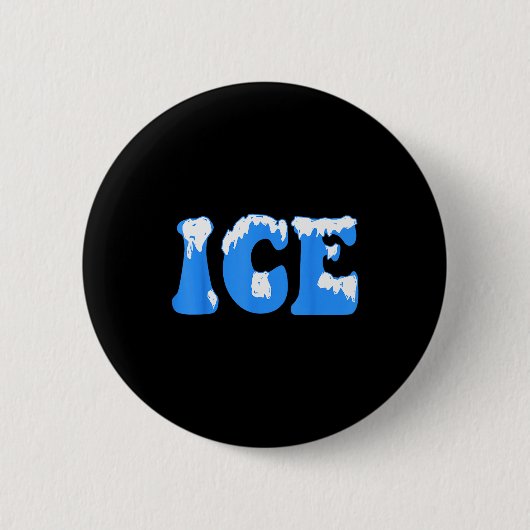 Badge Rond 5 Cm Ice Ice Baby Family Funny Halloween Costume Couple (Devant)