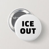BADGE ROND 5 CM ICE OUT (Devant & derrière)
