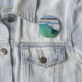 Badge Rond 5 Cm Icebergs de Bondi (En situation)