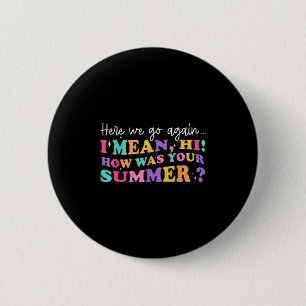 Badge Rond 5 Cm Ici On Va Encore Je Veux Dire Bonjour Comment Étai