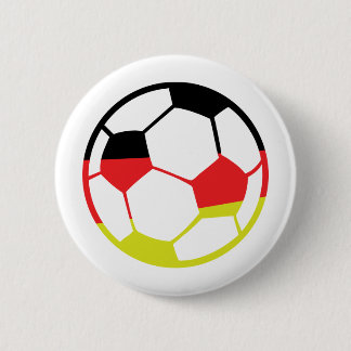 Badge Rond 5 Cm icône allemande du football