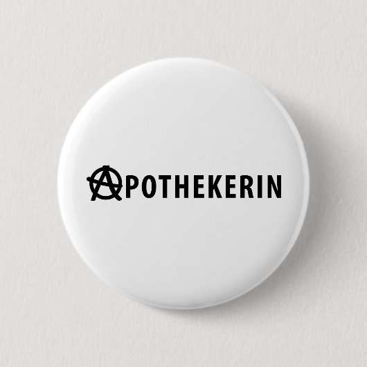 Badge Rond 5 Cm Icône Apothekerin (Devant)