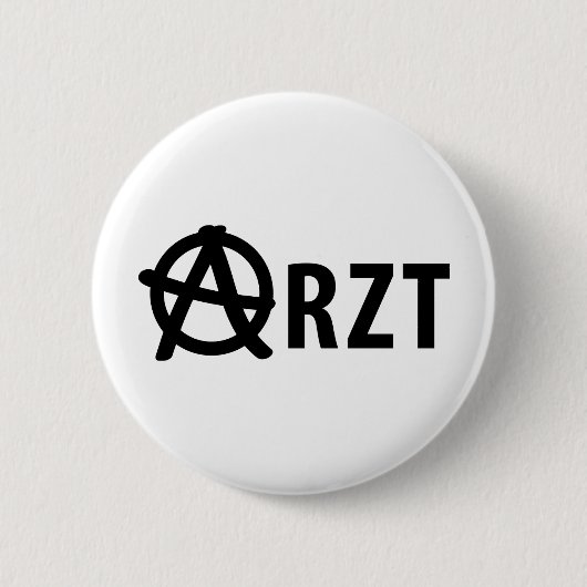 Badge Rond 5 Cm Icône Arzt (Devant)