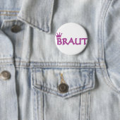 Badge Rond 5 Cm Icône Braut (En situation)