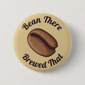 Badge Rond 5 Cm Icône de café (Devant)