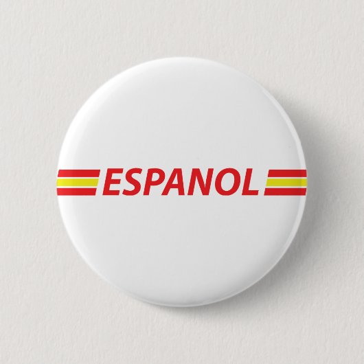 Badge Rond 5 Cm icône de l'espanol (Devant)
