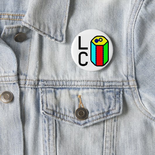 Badge Rond 5 Cm Icône de LogiCola (En situation)