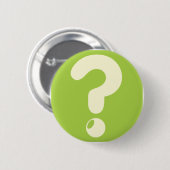 Badge Rond 5 Cm Icône de point d'interrogation (Devant & derrière)