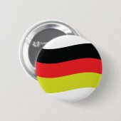 Badge Rond 5 Cm icône du drapeau allemand (Devant & derrière)