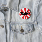Badge Rond 5 Cm icône du parachutisme (En situation)
