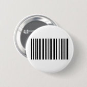Badge Rond 5 Cm icône étiquette de code barre (Devant & derrière)