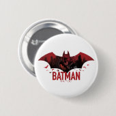 Badge Rond 5 Cm Icône gotham de Batman Crimson (Devant & derrière)