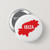 Badge Rond 5 Cm Icône Ibiza (Devant & derrière)