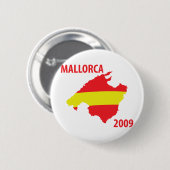 Badge Rond 5 Cm icône Majorque 2009 (Devant & derrière)