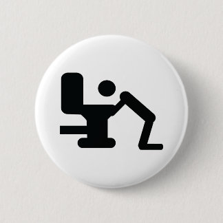 Badge Rond 5 Cm icône Raccrocher