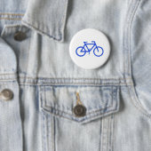Badge Rond 5 Cm Icône Vélo (En situation)