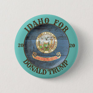 Badge Rond 5 Cm Idaho pour Donald Trump 2020