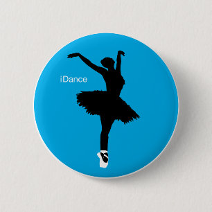 Badge Rond 5 Cm iDance (bleu)