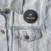 Badge Rond 5 Cm Idée cadeau conception tableau noir #1 Enseignant (En situation)