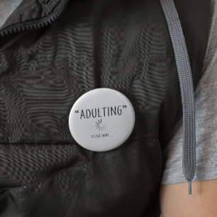 Badge Rond 5 Cm Idées cadeaux pour 18e anniversaire pour 18 ans