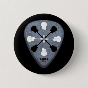 Badge Rond 5 Cm idées guitaristes