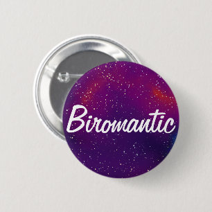 Badge Rond 5 Cm Identité de galaxie personnalisable Biromantic
