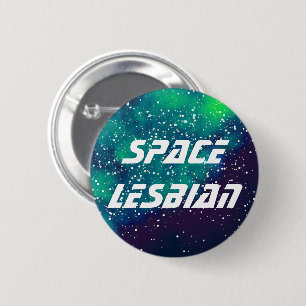 Badge Rond 5 Cm Identité de Galaxie personnalisable pour Lesbienne