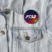 Badge Rond 5 Cm Identité de galaxie personnalisable PTSD (En situation)