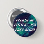 Badge Rond 5 Cm Identité Galaxie personnalisable face aveugle (Devant & derrière)