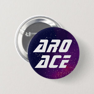 Badge Rond 5 Cm Identité personnalisable de galaxie d'as d'Aro