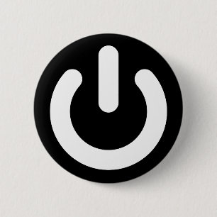 Badge Rond 5 Cm Idéologie du pouvoir geek