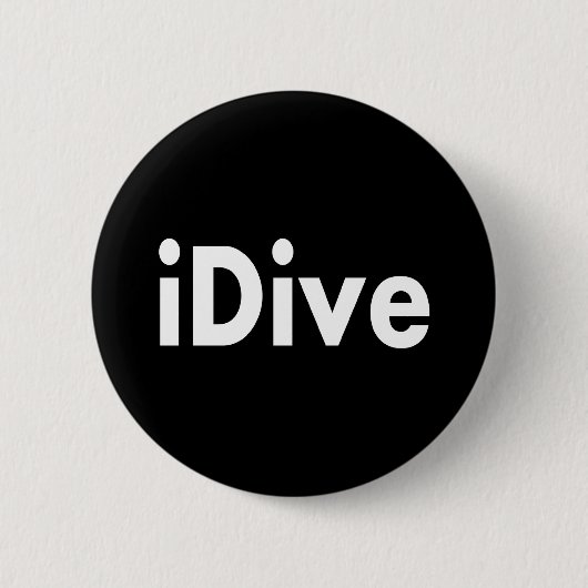 Badge Rond 5 Cm iDive (Devant)