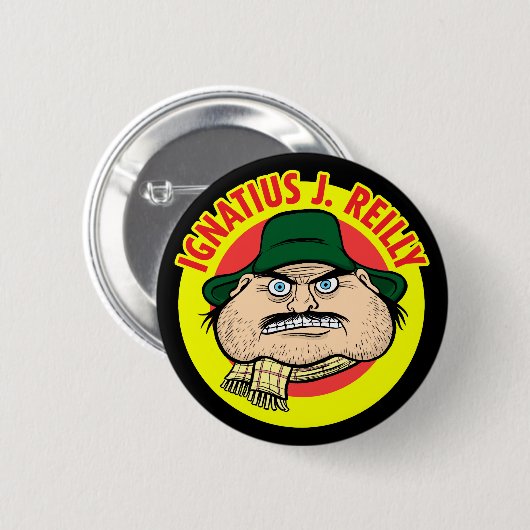 Badge Rond 5 Cm Ignatius J. Reilly (Devant & derrière)
