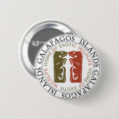 Badge Rond 5 Cm Iguanas (Devant & derrière)