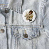 Badge Rond 5 Cm ikea de singe (En situation)