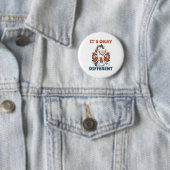 Badge Rond 5 Cm Il est bon d'être différent Invitation (En situation)