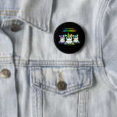 Badge Rond 5 Cm Il est CORRECT d'être différent ! (En situation)