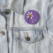 Badge Rond 5 Cm il m'aime (En situation)