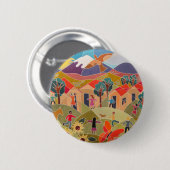 Badge Rond 5 Cm Il prend un village (Devant & derrière)