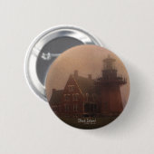 Badge Rond 5 Cm Île Block (Devant & derrière)