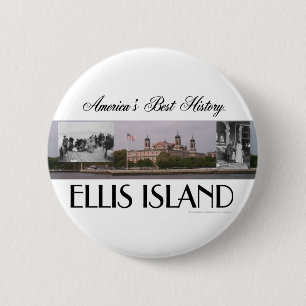 Badge Rond 5 Cm Île d'ABH Ellis