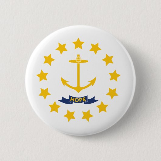 Badge Rond 5 Cm Île de Rhode (Devant)