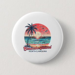 Badge Rond 5 Cm Île d'Ocracoke