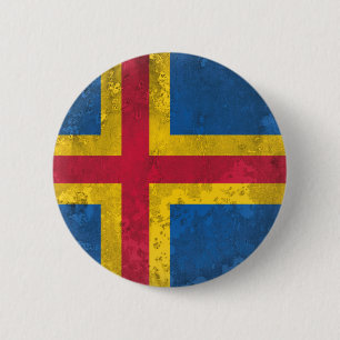 Badge Rond 5 Cm Îles Aland