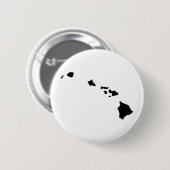 Badge Rond 5 Cm Îles hawaïennes (Devant & derrière)