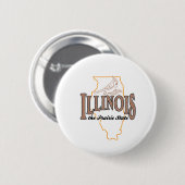 Badge Rond 5 Cm Illinois (Devant & derrière)