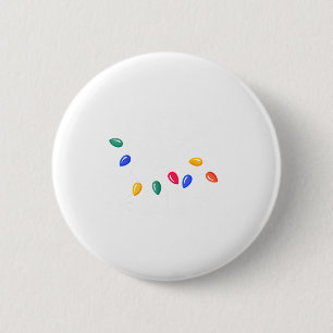 Badge Rond 5 Cm Illuminons Noël Lumières
