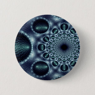 BADGE ROND 5 CM ILLUSION OPTIQUE DE CRATÈRE