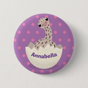 Badge Rond 5 Cm Illustration d'autruche pour bébé à couver mignon